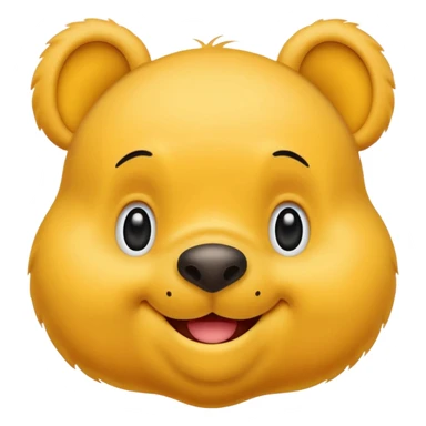 Winnie the Pooh cartoon emoji sticker