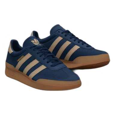 Adidas spezial navy blue brown transparent rubber sole sticker