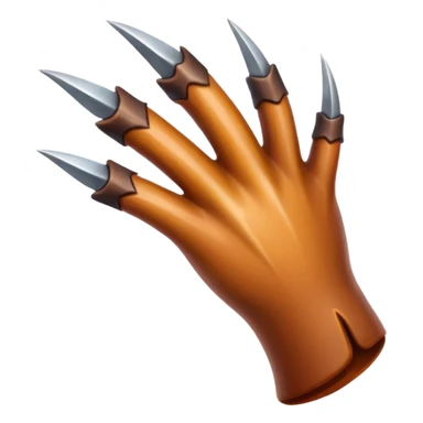 Garra de animal com unhas afiadas  sticker