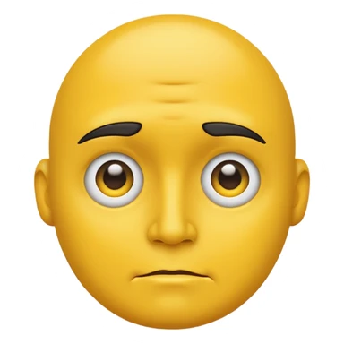 Make me a traditional side eye emoji like wither the yellow face sticker
