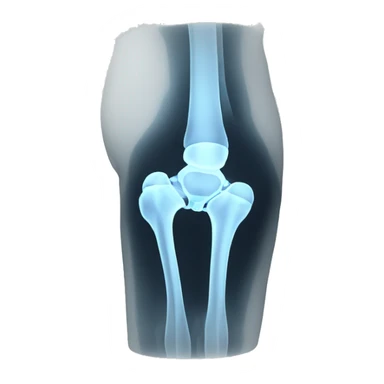 xray of the knee sticker
