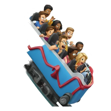 roller coaster sticker