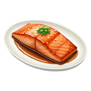 Teriyaki salmon  sticker