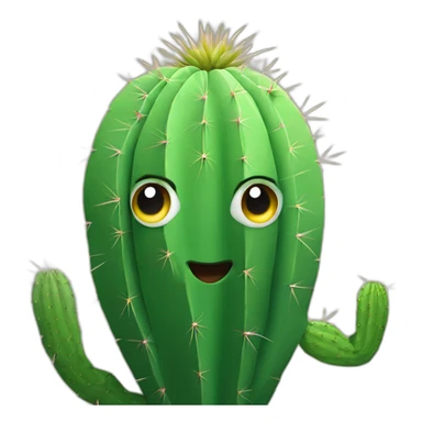 Un cactus avec des yeux sticker