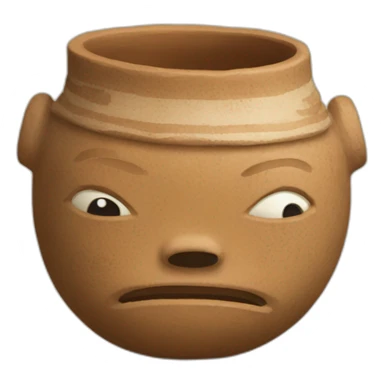 mochica pottery sticker