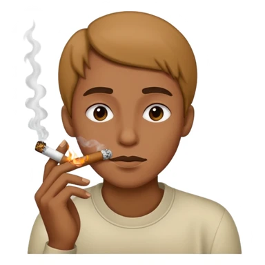 Smoking blunt sticker