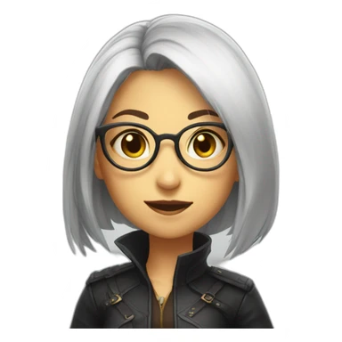 Katarina with glasses sfw sticker