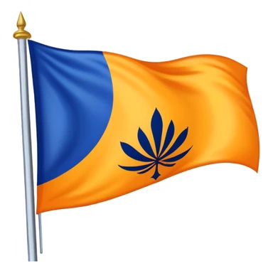 Khalistan flag sticker