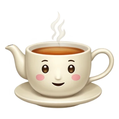 cup of tea cup sticker