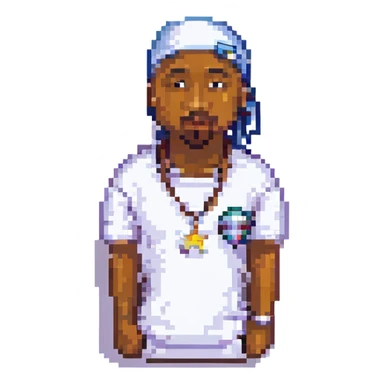репер 2Pac, no background sticker
