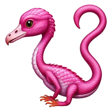 Flamingo gecko  sticker
