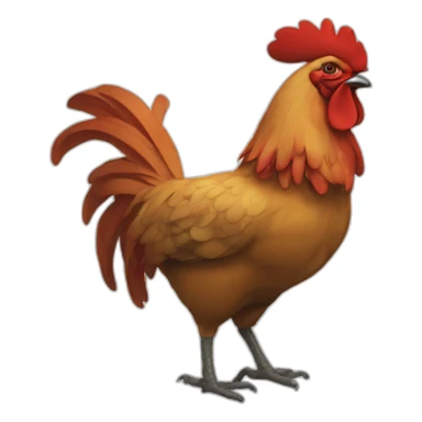 Coq de combat  sticker
