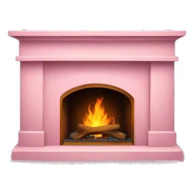 Winter Pink FirePlace sticker