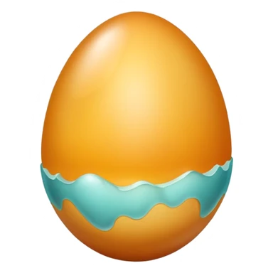 A single egg cell, reproductive biology sticker