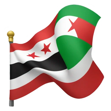 The flag of the syrian revolution  sticker