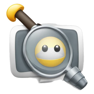 device search application icon sticker
