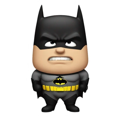 fat batman sticker