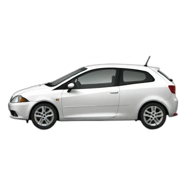 White Seat ibiza 2005 model sticker