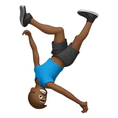 Man doing backflip sticker