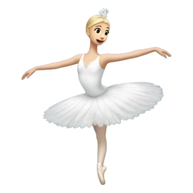 swan lake ballet sticker