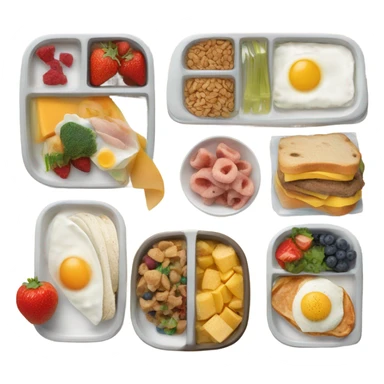 meal plan paper sticker