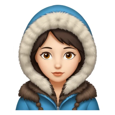 woman eskimo  sticker