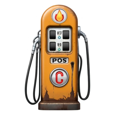 crying gas pump sticker