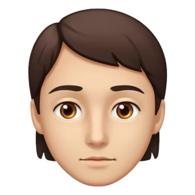 Sideways face with eyes looking to the side judging sticker