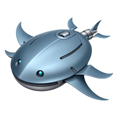 robotic stingray sticker