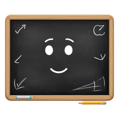 school blackboard sticker