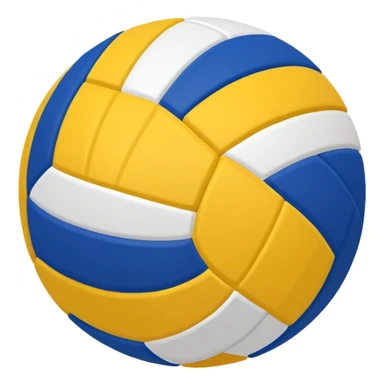 colorful volleyball ball sticker