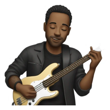 bassist sticker