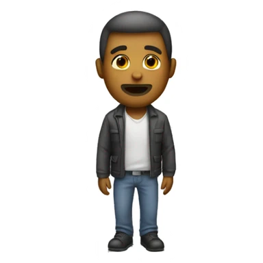 Man wanting to go to the bathroom sticker