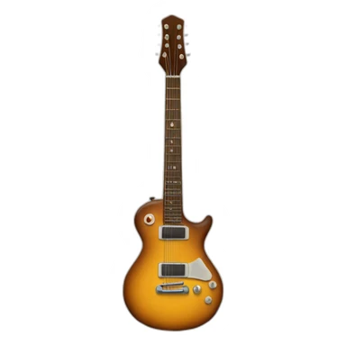 Guitare électrique sticker