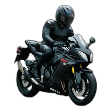 black suzuki gsx 8s sticker