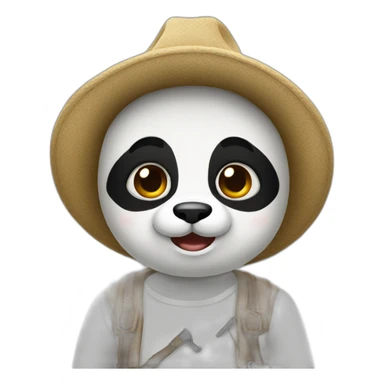 A mexican panda gang sticker