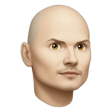 Billy corgan looking up sticker