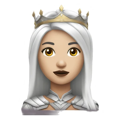 Queen Valkyrie white skin sticker