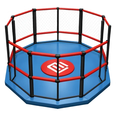 Mma octogone sticker