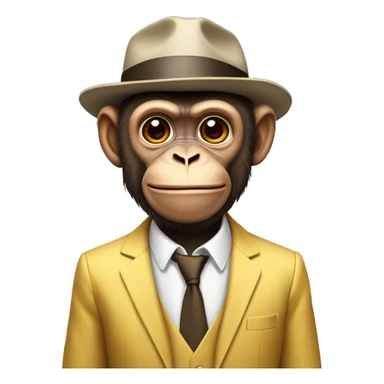 Billionaire Monkey sticker