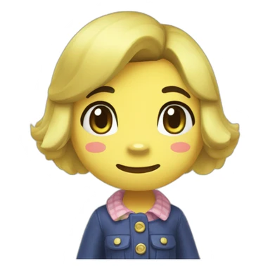 Isabelle animal crossing sticker