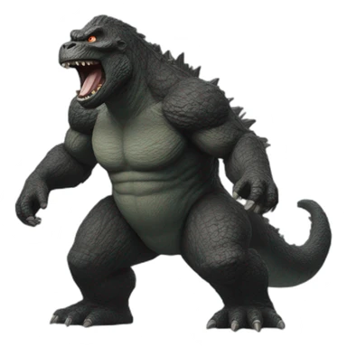 godzilla kong sticker