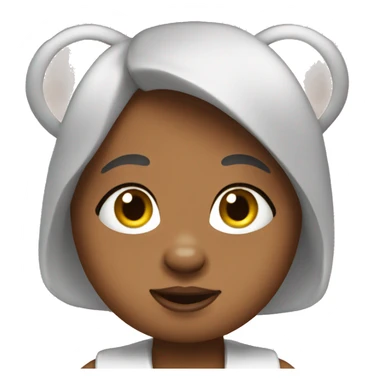 Coquette bear sticker