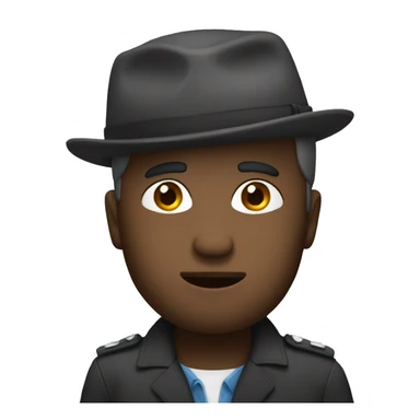 Un homme confiant sticker