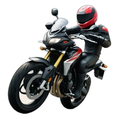 Honda cb500x doing a wheelie sticker