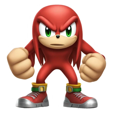 knuckles from sonic sticker