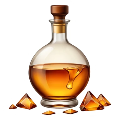 spilled bottle of brendy sticker