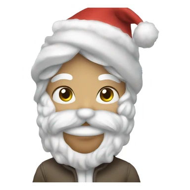 White winter Christmas  sticker