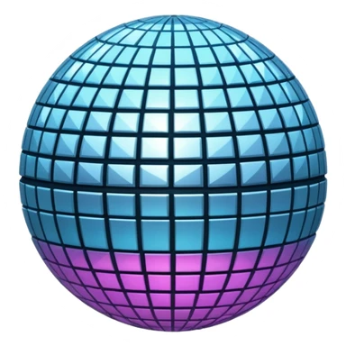 Disco ball sticker