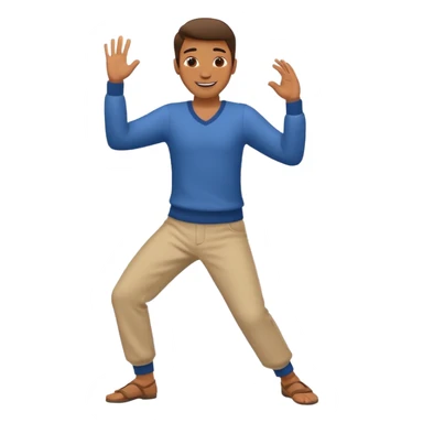 Le monsieur danse mobile sticker